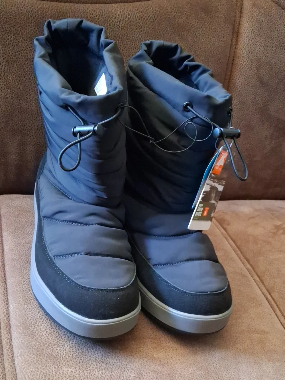 Ozark Trail Men’s Black Winter 200G Puffer Boots Size 8